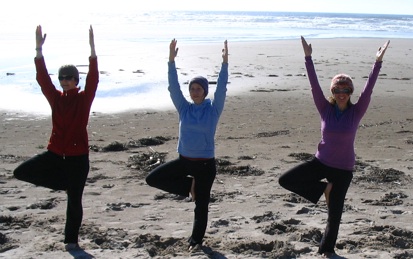 Pic of Yoga on beach