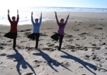 Yoga on the beach