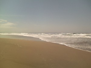 Photo of tide coming in